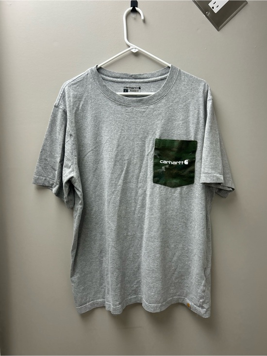 Carhartt Other - Carhartt Men’s Heathered Grey w/ Camo Pocket T Shirt